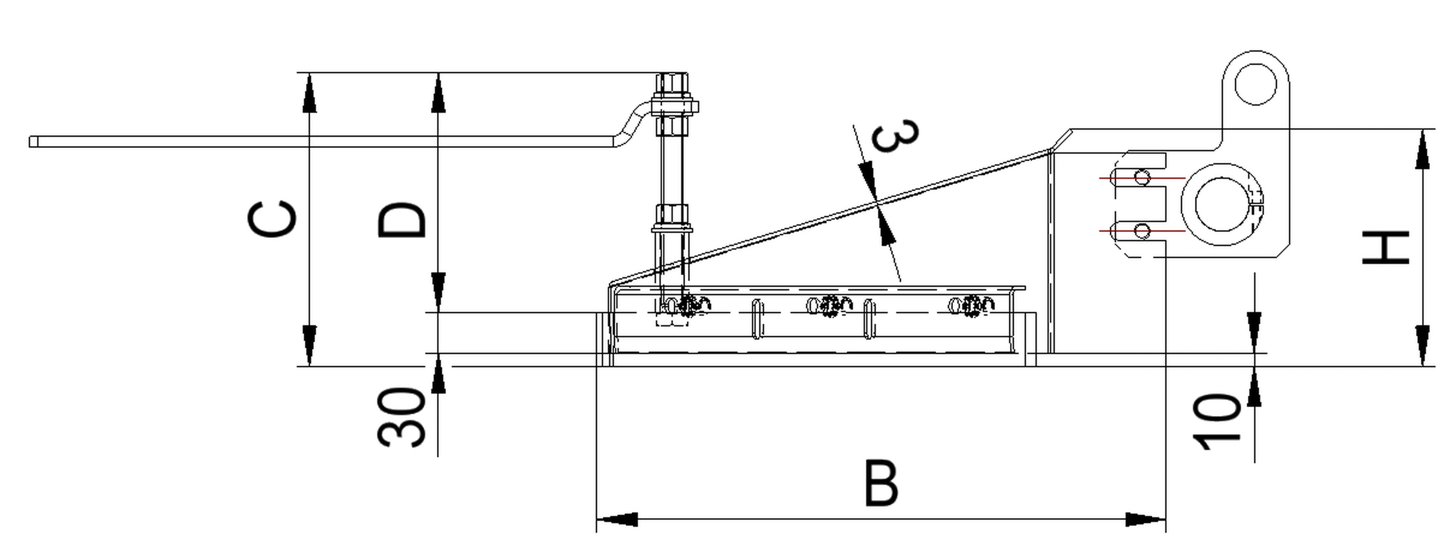 Racleur de charrue complet