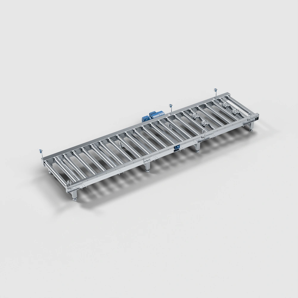 Stainless steel pallet conveyor systems