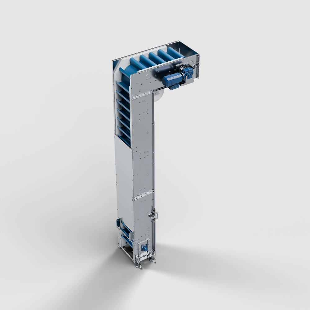 Modular chain conveyors Inclined conveyors L