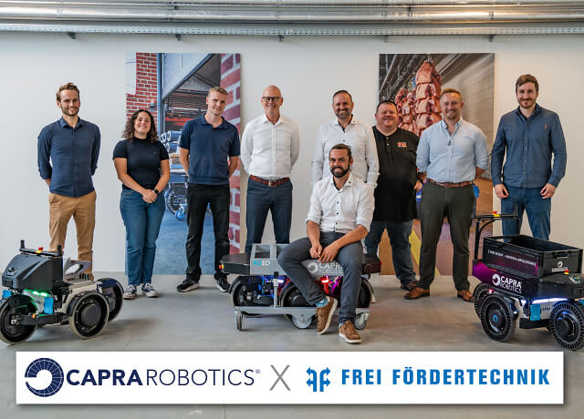 Nouveau partenariat – Frei Fördertechnik AG x Capra Robotics