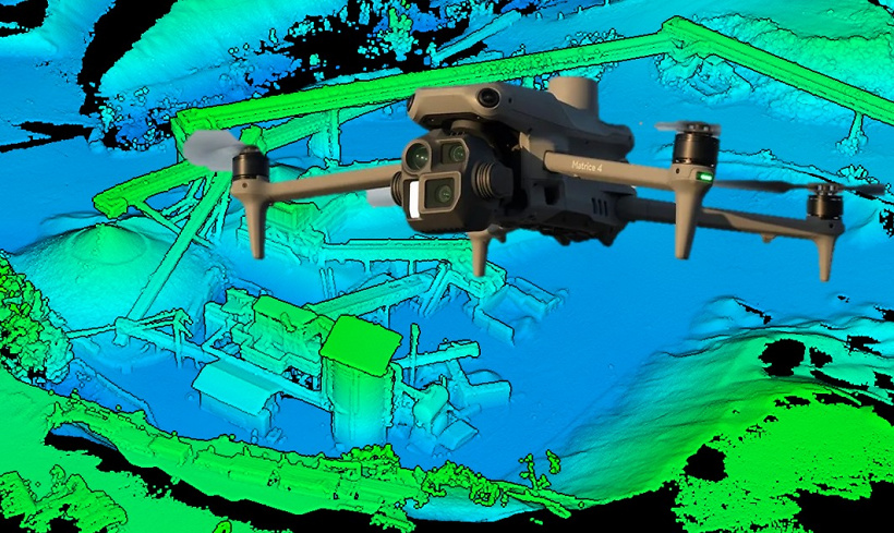 3D images with a drone