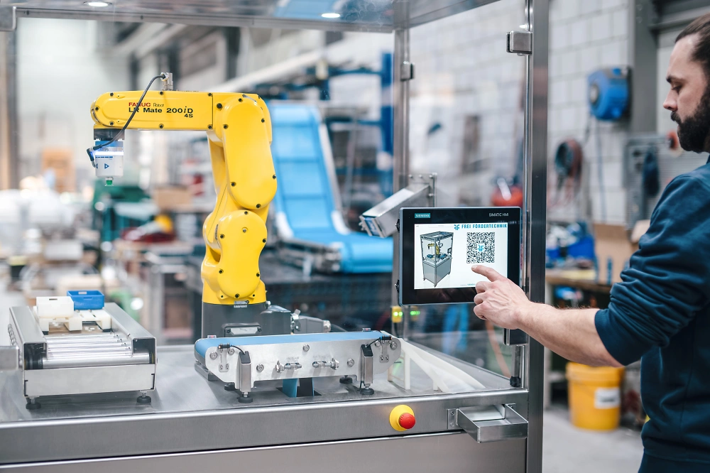 Hygienegerechte Roboter-Kommissionierung