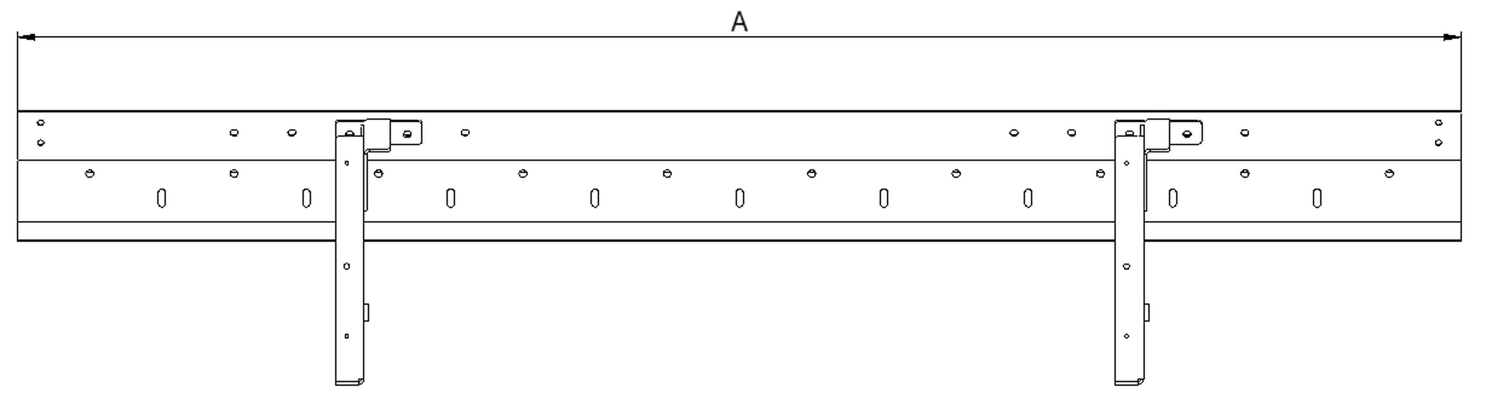 Seitenführung mit Rückwand X