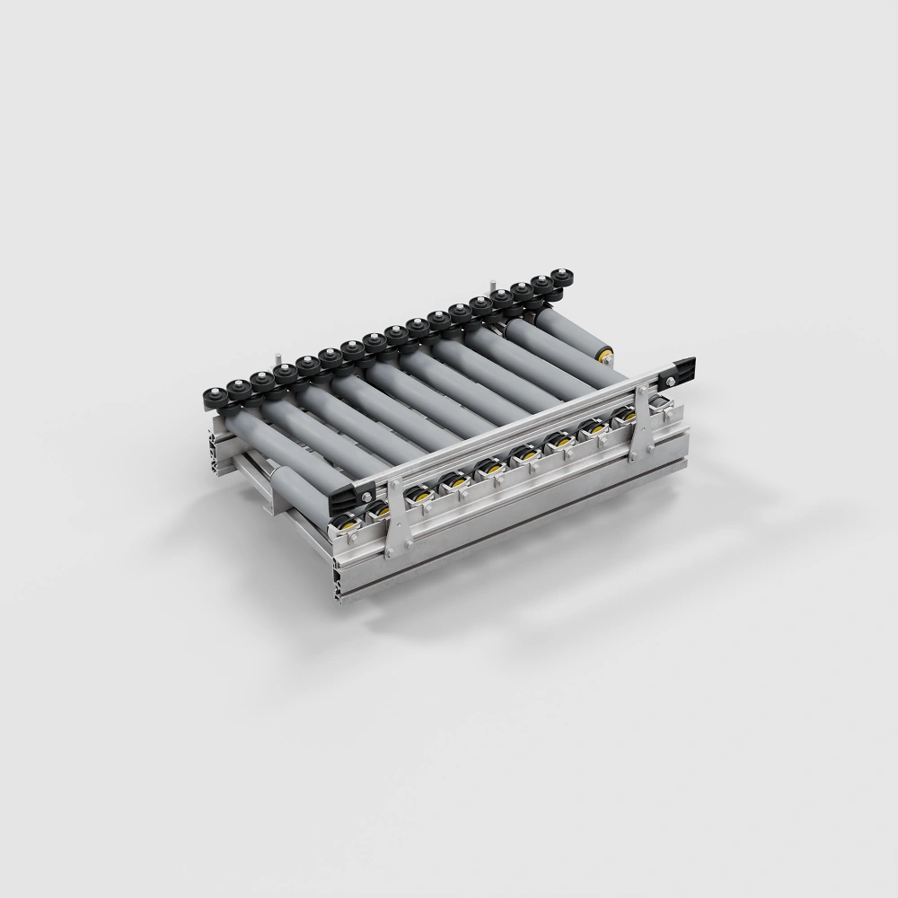 Schrägrollenförderer staudrucklos