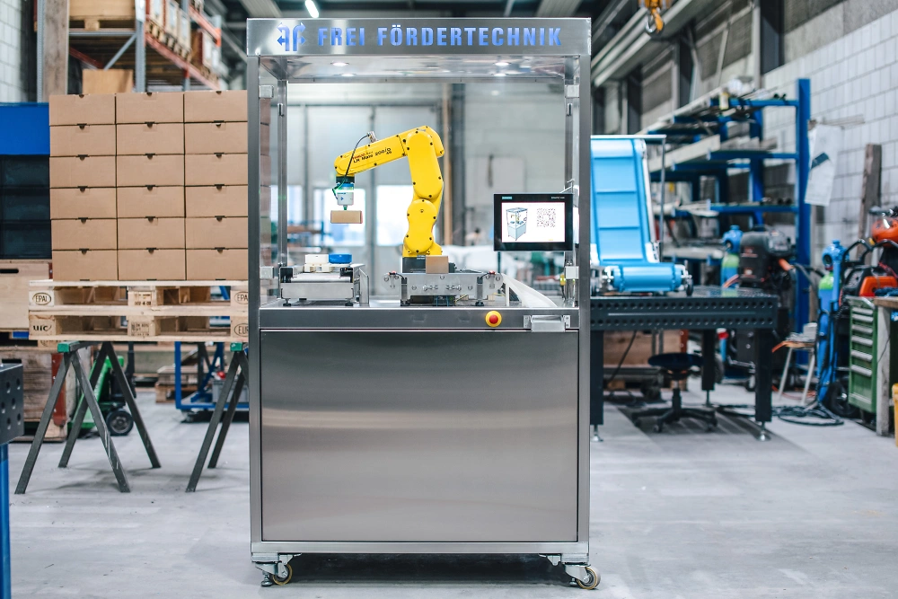 Hygienegerechte Roboter-Kommissionierung