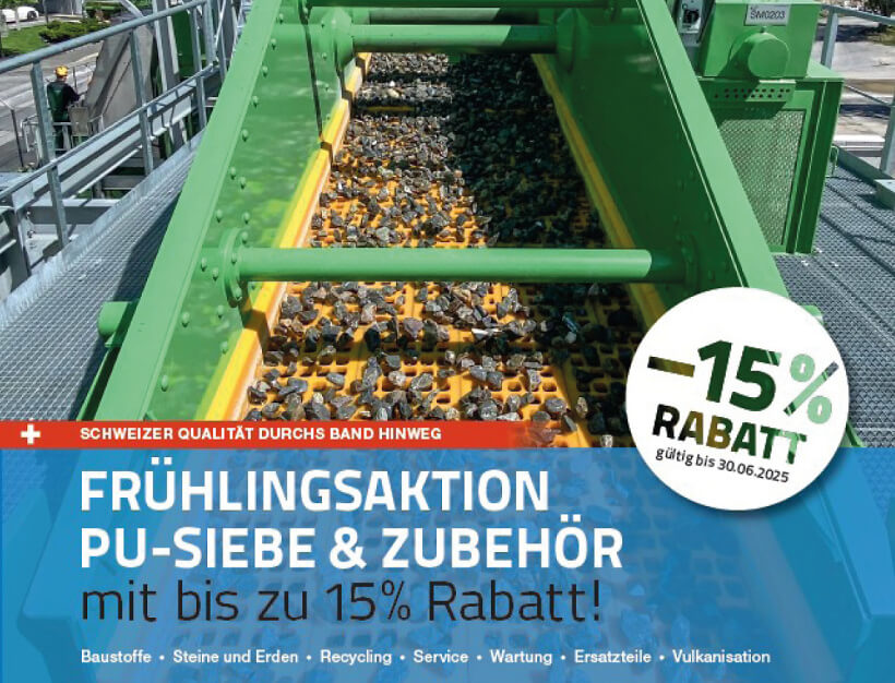Frühlingsaktion PU-Siebe & Zubehör