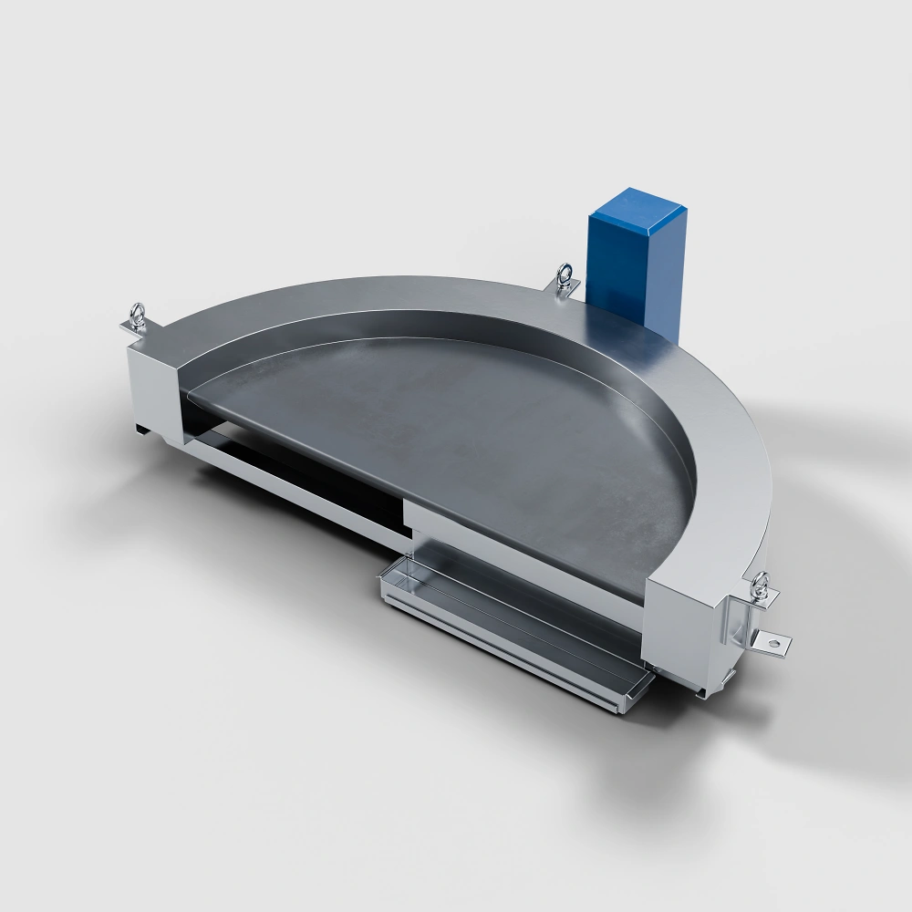 Curved belt conveyors
