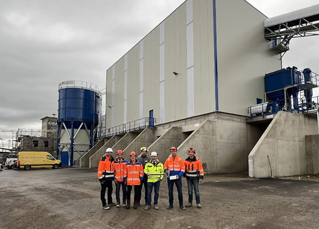 Handover of the keys for BRT Baustoff Recycling Thurgau AG