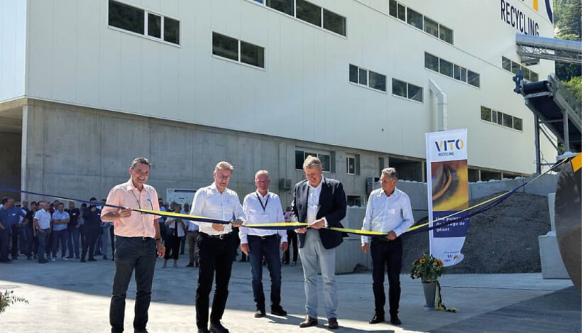 Opening of the VITO Recycling AG floor washing plant