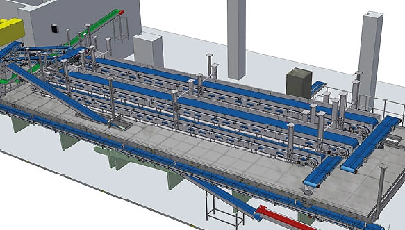 Förderanlagen Lebensmittel