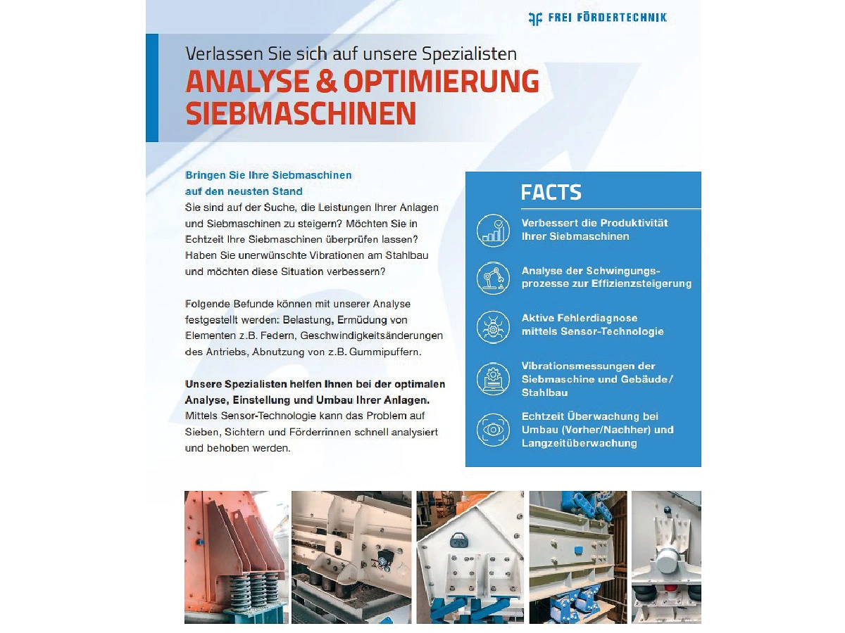 Flyer Siebmaschinen Flyer Siebmaschinen